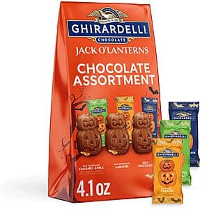 4.1-Oz GHIRARDELLI Jack O' Lanterns Chocolate Assortment $3.75 w/ S&S