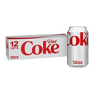 12-Pack 12-Oz Diet Coke Soda Cans 7 for $27.60 w/ Subscribe & Save + Free Shipping