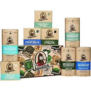 8-pc Dr. Squatch Men’s Soap & Deodorant Bundle $32 w/ S&S