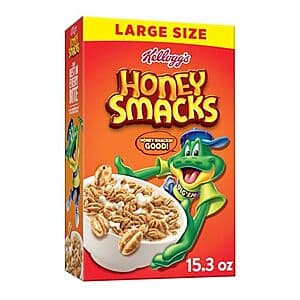 15.3-Oz Honey Smacks Breakfast Cereal 2 for $4.85 w/ S&S