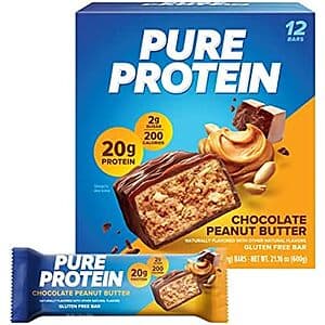 12-Pack 1.76-Oz Pure Protein Bars (Various Flavors) $10.70 w/ Subscribe & Save