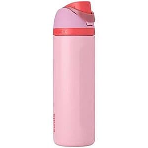 24-Oz Owala FreeSip Insulated Stainless Steel Water Bottle w/ Straw (Various) $24