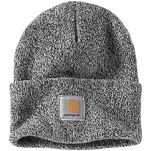 Carhartt Men's Knit Cuffed Beanie (Black/White) $14.15