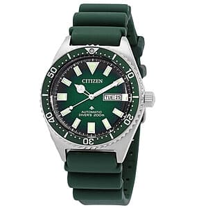 Citizen Promaster Men's Automatic 41mm Watch w/ Green Dial & Strap $137 + Free Shipping