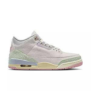 Air Jordan Men's Retro 3 "Sail and Jade Aura" Sneakers $150 + Free S&H
