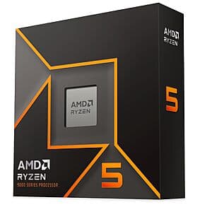 AMD Ryzen 5 9600X 3.9 GHz 6-Core AM5 Processor $131.35 + Free S&H