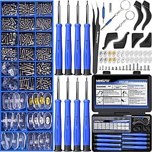 Prime Members: Mingfix Magnetic Eyeglasses Repair Kit w/ 8 Precision Screwdrivers $5.20 + Free Shipping