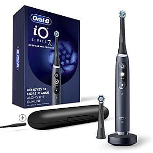 Prime: Oral-B iO Deep Clean Series 7 + Protect Rechargeable Electric Toothbrush $100 + Free Shipping