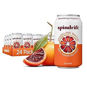 Select Accts: 24-Pk 12-Oz Spindrift Sparkling Water (Blood Orange Tangerine) $10.40 w/ S&S