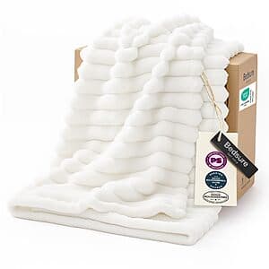 Prime Members: 50" x 60" Bedsure GentleSoft Fleece Throw Blanket $8.10 + Free S&H