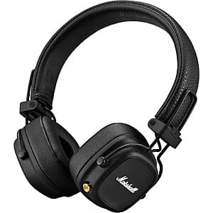 Marshall Major IV On-Ear Bluetooth 5.0 Headphones w/ 40mm Drivers $60 + Free S&H