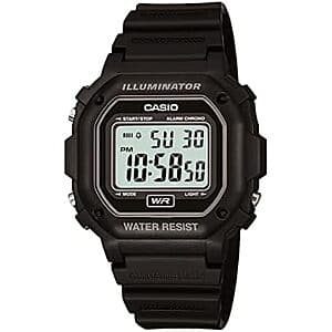 42mm Casio Men's Digital Illuminator Sport Watch (Black Resin) $17.95
