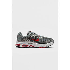 Nike Air Max Moto 2K sneaker in Smoke Grey and University Red colorway.