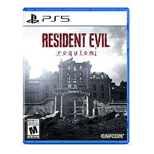 Resident Evil Requiem video game box art or cover featuring survival horror aesthetic from Capcom's 2025 release.