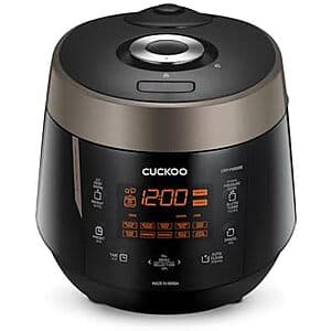 6-Cup Cuckoo High Electric Heating Pressure Rice Cooker & Warmer $118 + Free Shipping