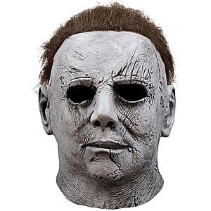 CSUJEE Michael Myers Halloween mask in black, featuring the iconic character face design.