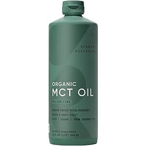 Select Accounts: 32-Oz Sports Research Organic Coconut MCT Oil $14.55 & More w/ S&S