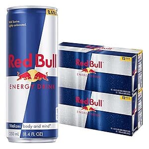 24-Pk 8.4-Oz Red Bull Energy Drink (Original) $25.45 w/ S&S
