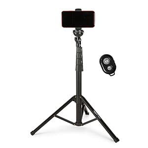 Amazon Basics 63" Extendable Smartphone Tripod $15.30
