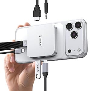 ORICO 6-in-1 10Gbps Magnetic M.2 NVMe USB-C SSD Enclosure (Silver) $33.60 + Free S&H
