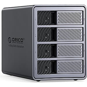 4-Bay Orico RAID Hard Drive Enclosure for 3.5" SATA HDDs (Up to 88TB storage) $113.65 + Free Shipping