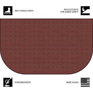 Mainstays 1.5'x2.5' Comfort Mate D Anti-Fatigue Kitchen Floor Mat (Burgundy) $5 + Free S/H on $35+