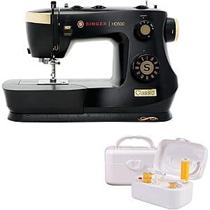 SINGER HD500 Classic Mechanical Heavy Duty Sewing Machine (Black/Gold) $283 + Free Shipping