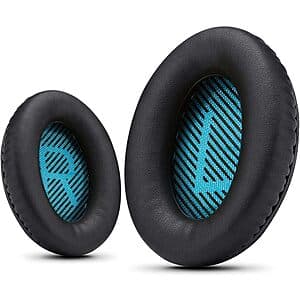 Krone Kalpasmos Bose Headphone Memory Foam Replacement Pads: Black $6.35, Blue $6.15