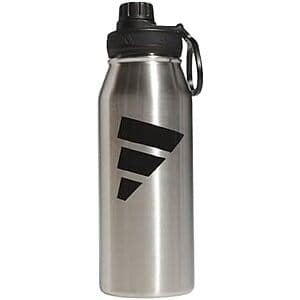 20-oz adidas Stainless Steel Metal Water Bottle w/ Screw Cap $13.05