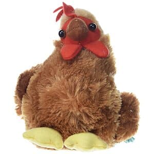 6" Aurora Adorable Mini Flopsie Cocky Rooster Stuffed Animal Plush Toy $5.05