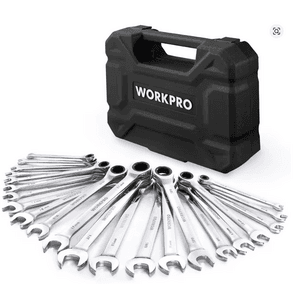 22-Piece WORKPRO 72 Teeth Ratcheting Wrench Set with Box $34.95 + Free Shipping
