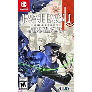 Select Accounts: Raidou Remastered: The Mystery of the Soulless Army (Nintendo Switch) $24