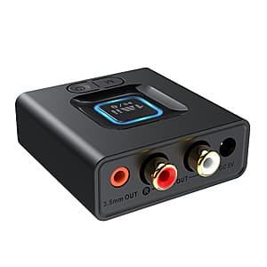 1Mii Bluetooth 5.1 Audio Receiver/Adapter $13