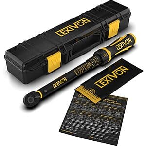 Lexivon Torque Wrenches: 1/4" $39.65, 3/8" $45.20, 1/2" $49.65 + Free S&H