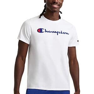 Champion Men's Heritage Short Sleeve Graphic Tee (White) $8.60