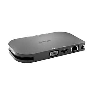 Kensington SD1610P USB-C Mobile 4K Dock w/ Pass-Through Charging $15 + Free S&H w/ Amazon Prime