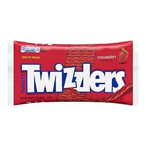 16-Oz Twizzlers Twists Licorice Style Chewy Candy (Strawberry) $0.95 w/ Subscribe & Save