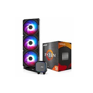AMD Ryzen 9 5950X Desktop CPU + MSI MAG CORELIQUID A13 360 ARGB Liquid Cooling $330 + Free S&H