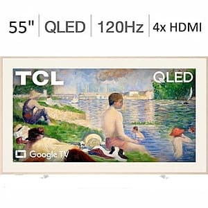 Select Stores: TCL A3G Designer Series 120Hz 4K QLED Smart TV 65" $650, 55" $500 + Free S&H