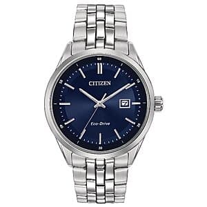 41mm Citizen Men's Classic Addysen Eco-Drive Sapphire Crystal Stainless Steel Watch $190 + Free S&H