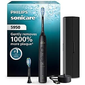 Prime Members: Philips Sonicare 5950 Series Electric Toothbrush (4 colors) $60 + Free S&H