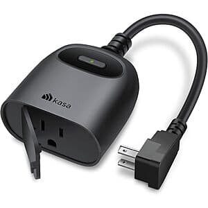 Kasa Outdoor Wi-Fi Smart Plug + 25% Back w/ Prime Card $13.25