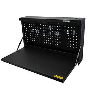 36" WorkPro Wall Mount Workbench w/ Foldable Steel Work Surface $52 + Free S&H