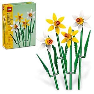 216-Piece LEGO Daffodils Building Set (40747) $8.40 