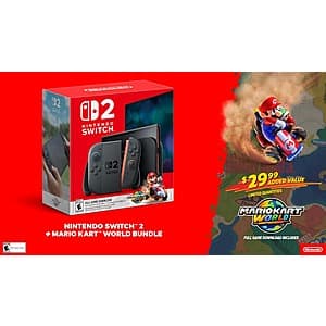 Nintendo Switch 2 Console w/ Mario Kart World Bundle $450 + Free Shipping