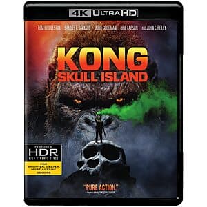 Kong: Skull Island (4K Ultra HD + Blu-ray) $11