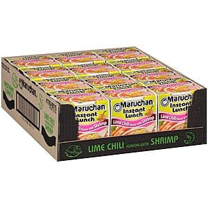 12-Count 2.25-Oz Maruchan Instant Ramen Noodle Soup (Lime Chili w/ Shrimp) $2.30 w/ Subscribe & Save