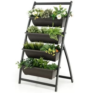 4-Tier Costway Vertical Elevated Raised Garden Bed w/ 4 Planter Boxes $61.70 + Free Shipping