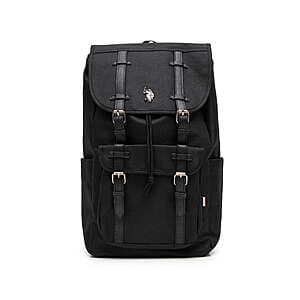 U.S. Polo Assn. Top Loader Flap Backpack (Black or Blue) $17