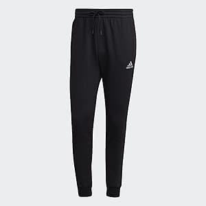 adidas Men's Essentials Fleece Regular Tapered Pants (black, up to 2xl) $12 + Free Shipping